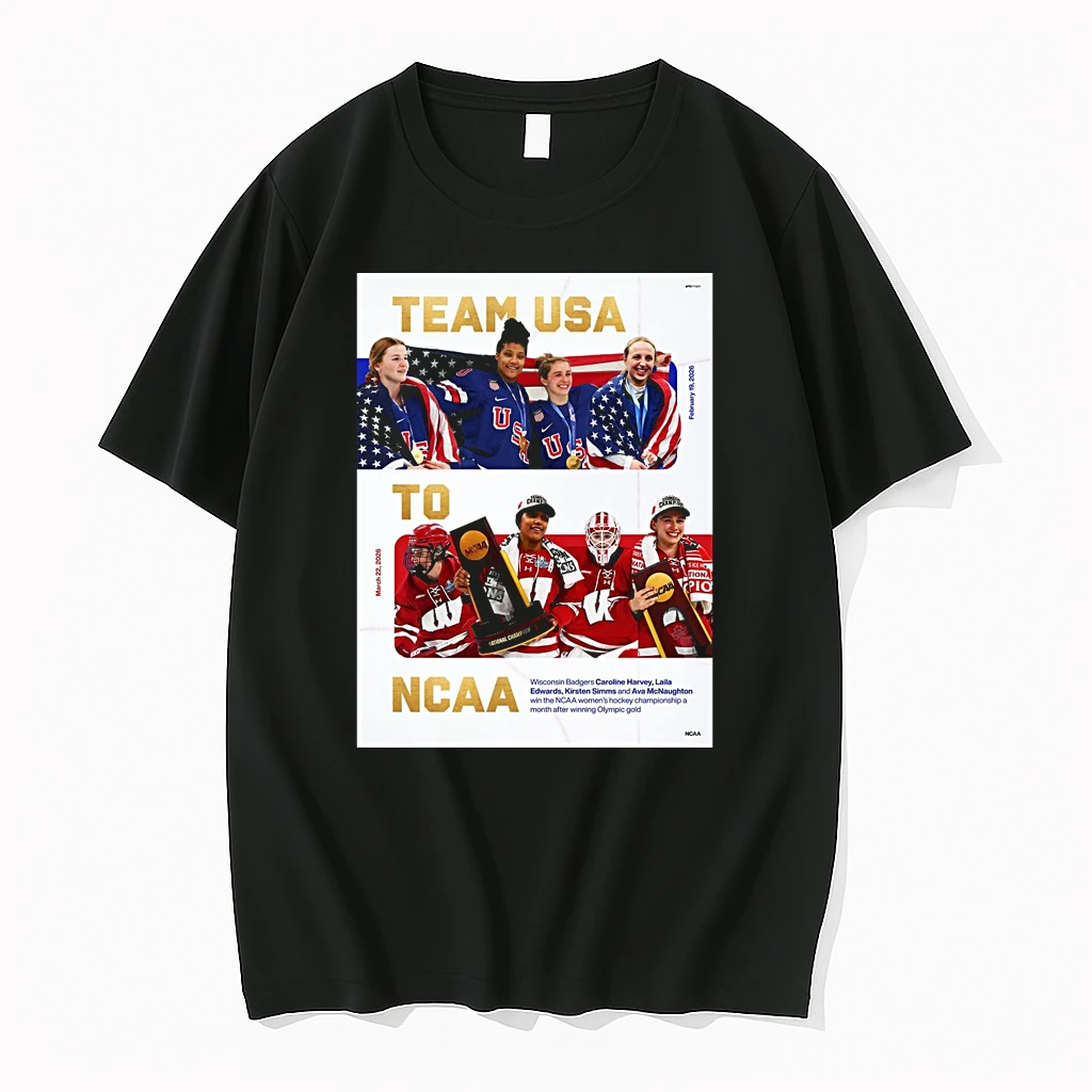 Caroline Harvey Laila Edwards Kirsten Simms And Ava Mcnaughton Olympic Gold Team Usa To Ncaa March 22 2026 Shirts