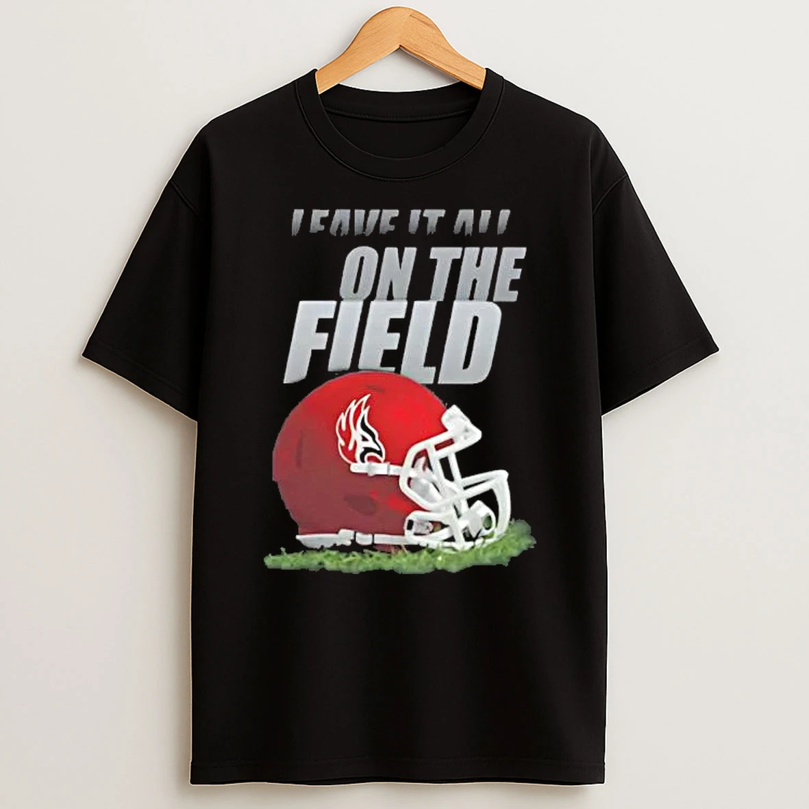 Carthage Firebirds Leave It All On The Field Helmet Tee Shirts