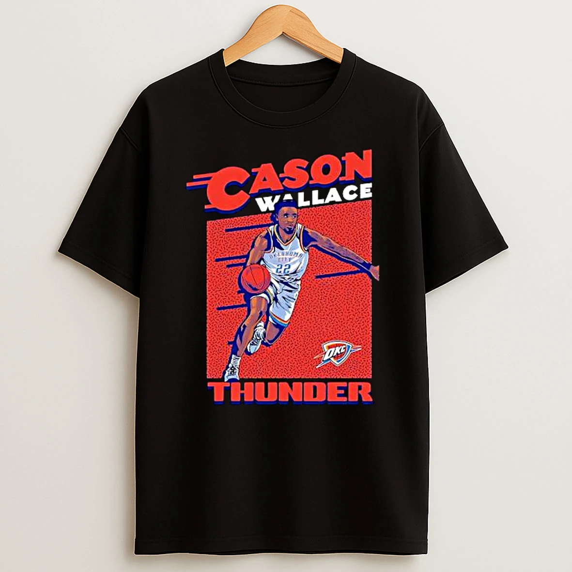Cason Wallace Oklahoma City Thunder Number 22 Basketball Player Shirts