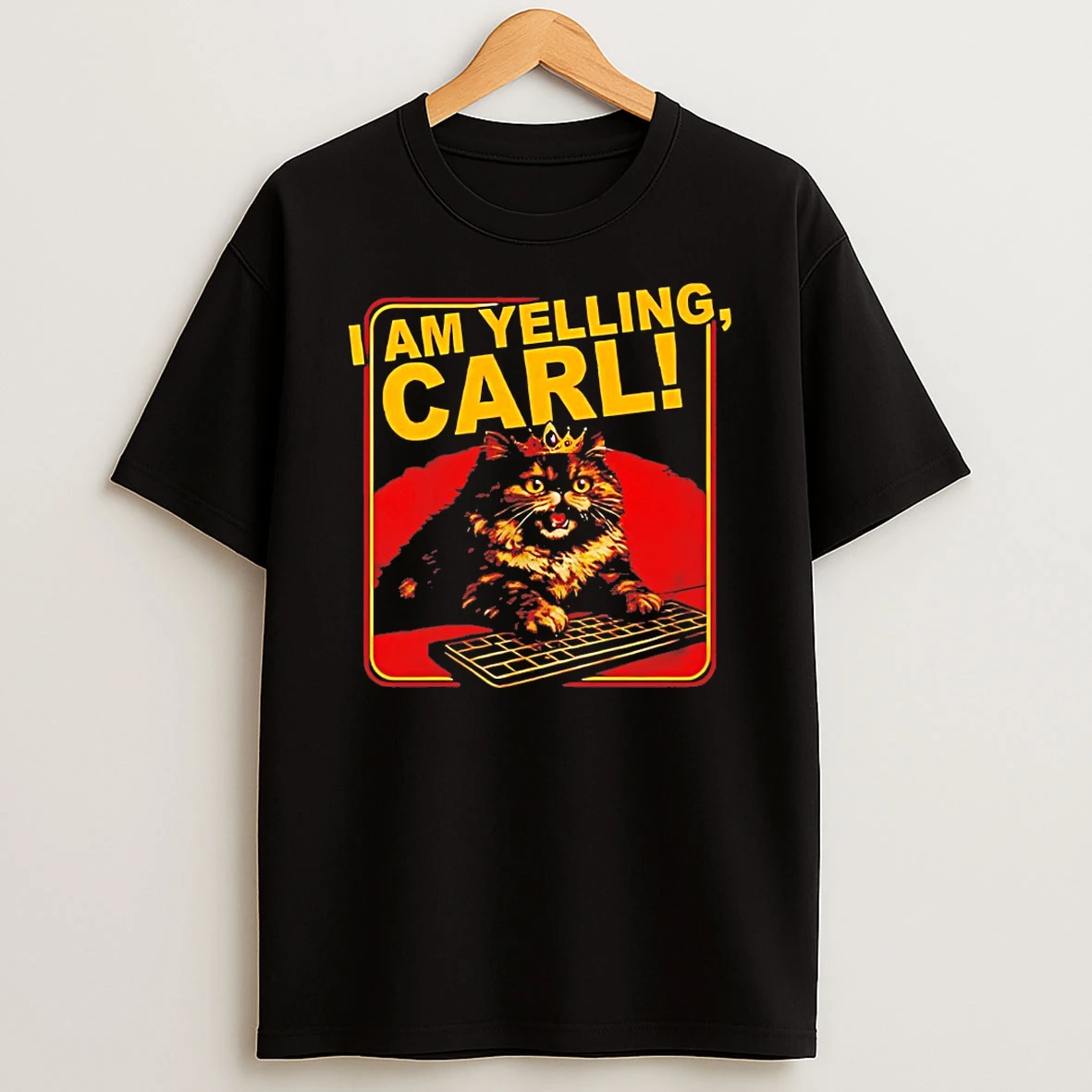 Cat I Am Yelling Carl Shirts