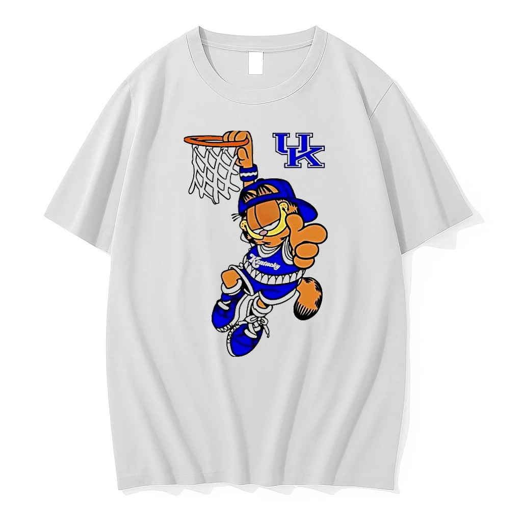 Cat Slam Dunk Kentucky Wildcats Basketball Mascot Shirts