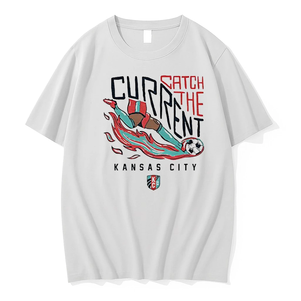 Catch The Current Kansas City Soccer Kick Shirts
