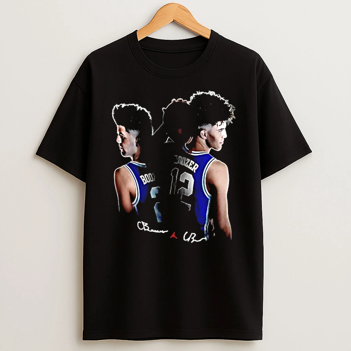 Cayden Boozer And Cameron Boozer Duke Blue Devils Signature Graphic Shirts