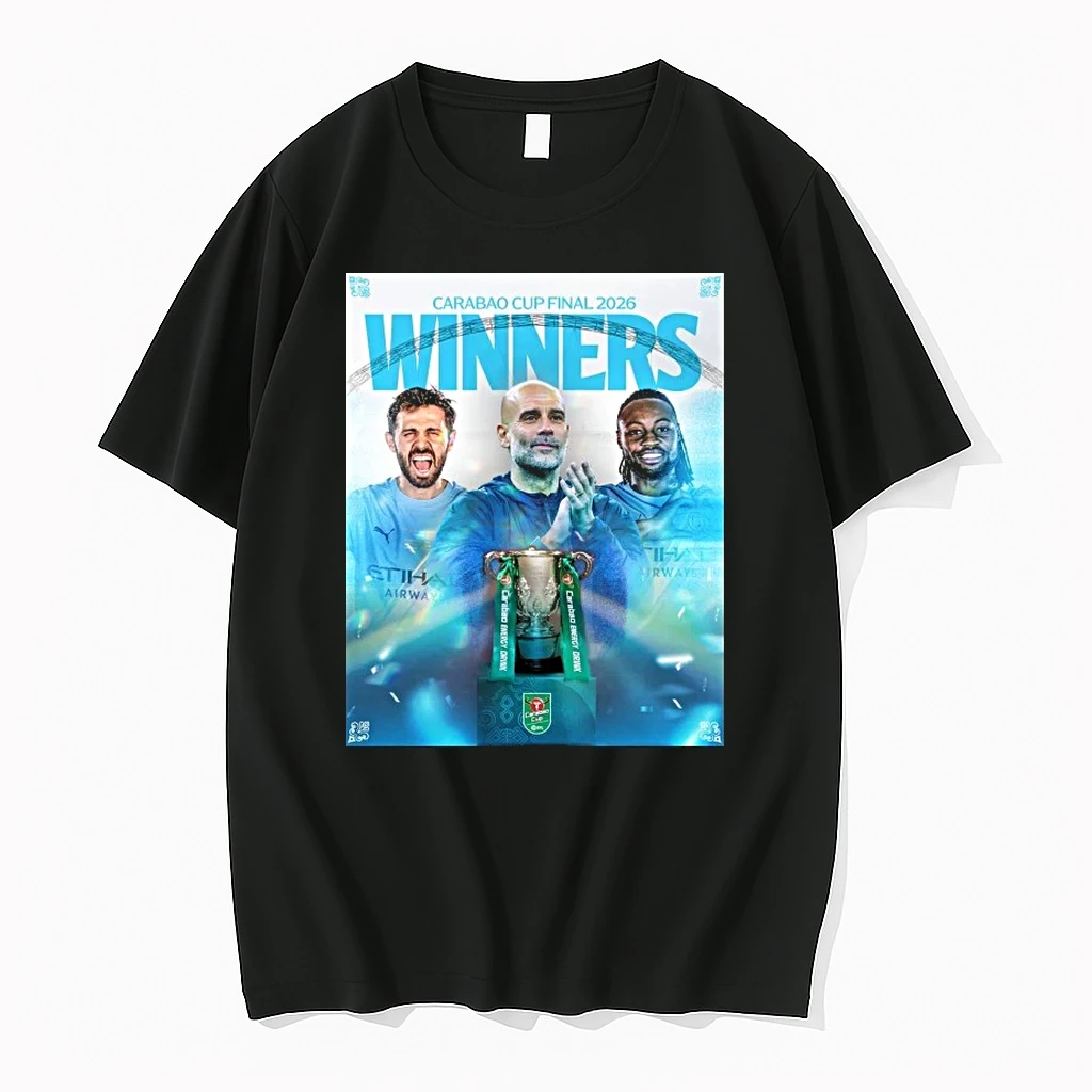 Celebrates Man City Fc Winners Carabao Cup Final 2026 Shirts