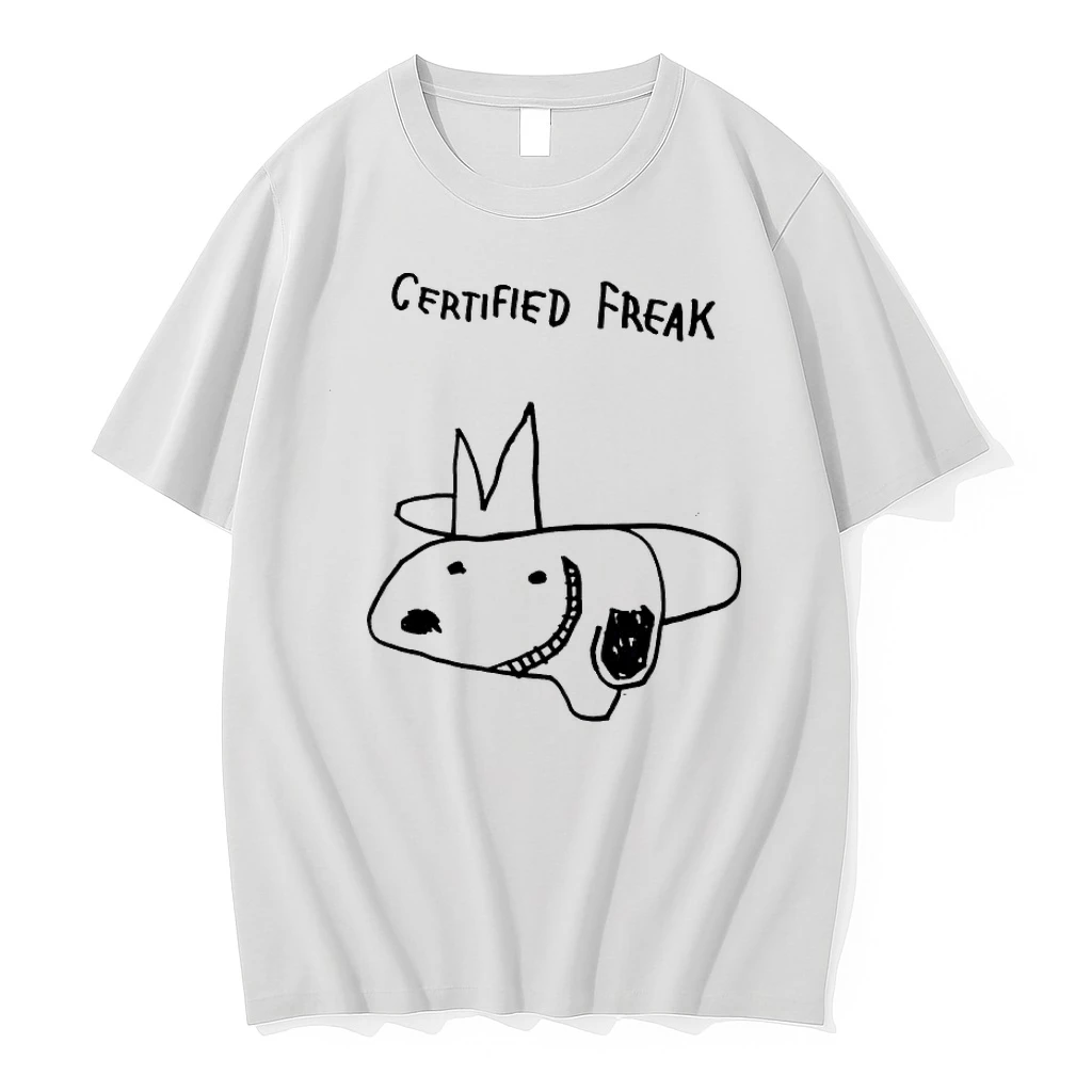 Certified Freak Funny Hand Drawn Character Doodle Graphic Shirts