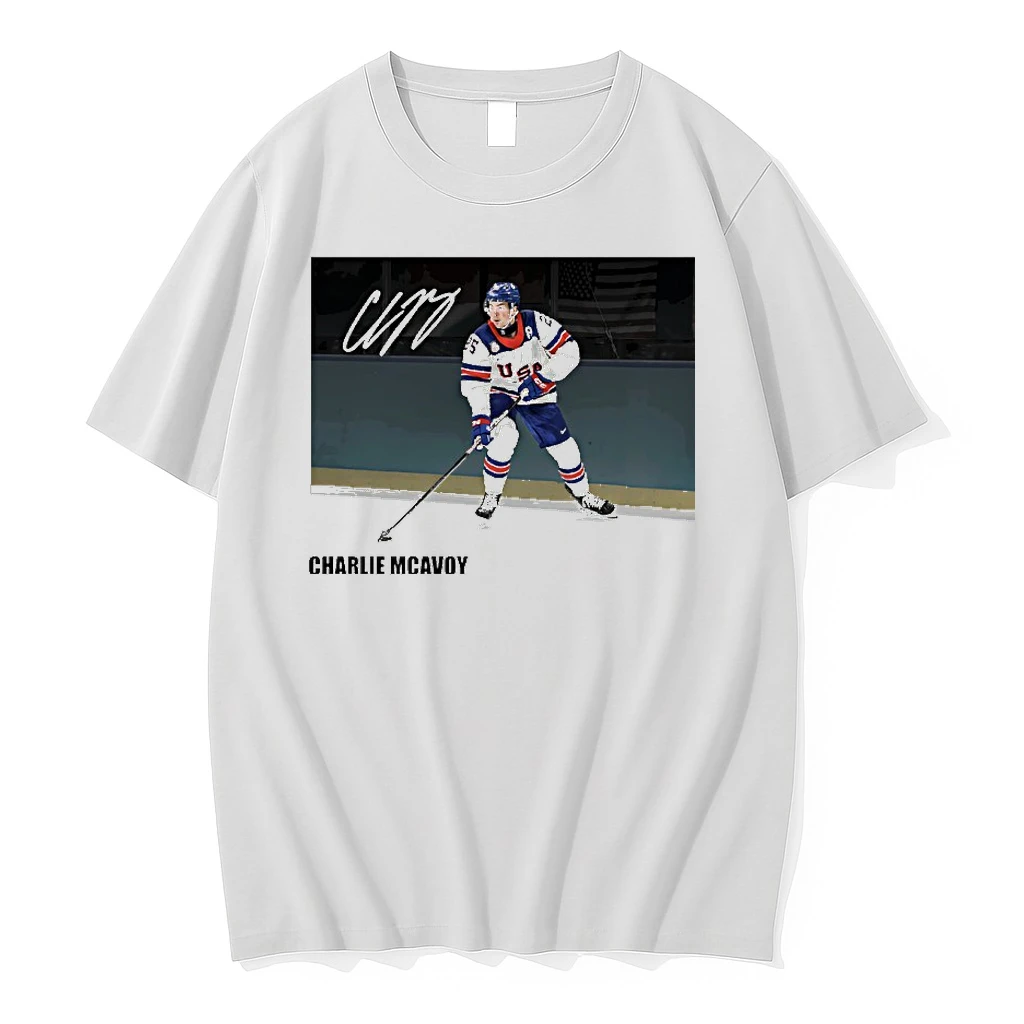 Charlie Mcavoy Team Usa 2026 Winter Olympics Gold Medal Autographed Shirts