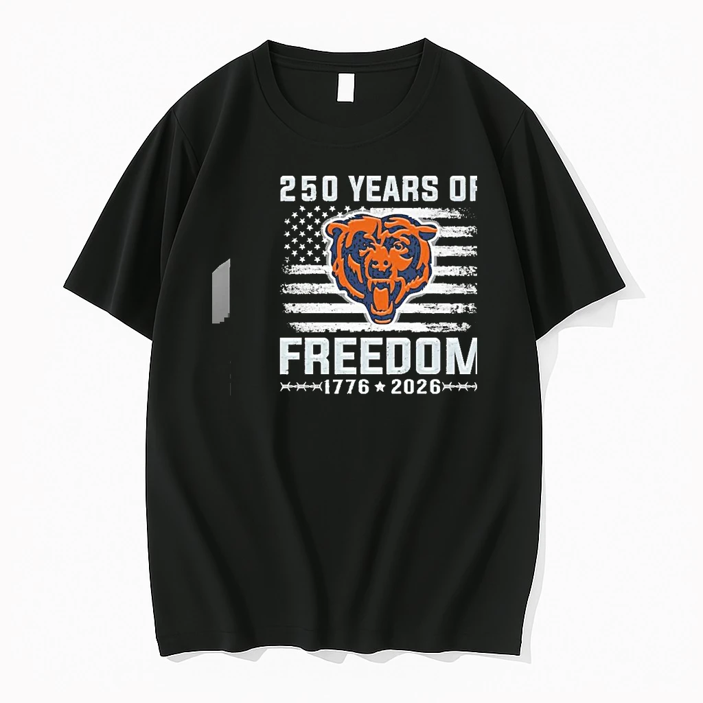 Chicago Bears 250 Years Of Freedom 1776 2026 Shirts