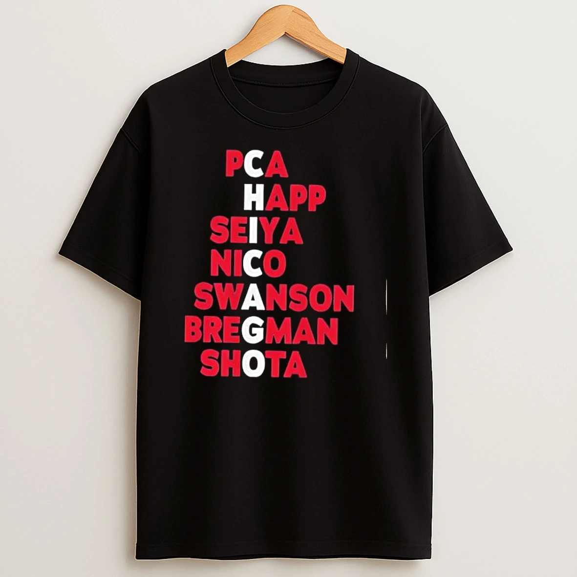 Chicago Pca Happ Seiya Nico Swanson Bregman Shota Players Shirts
