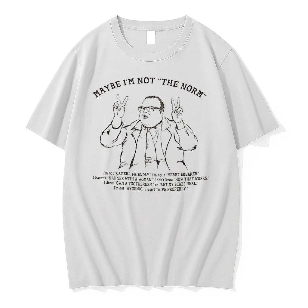 Chris Farley Maybe Im Not The Norm Im Not Camera Friendly Tee Shirts