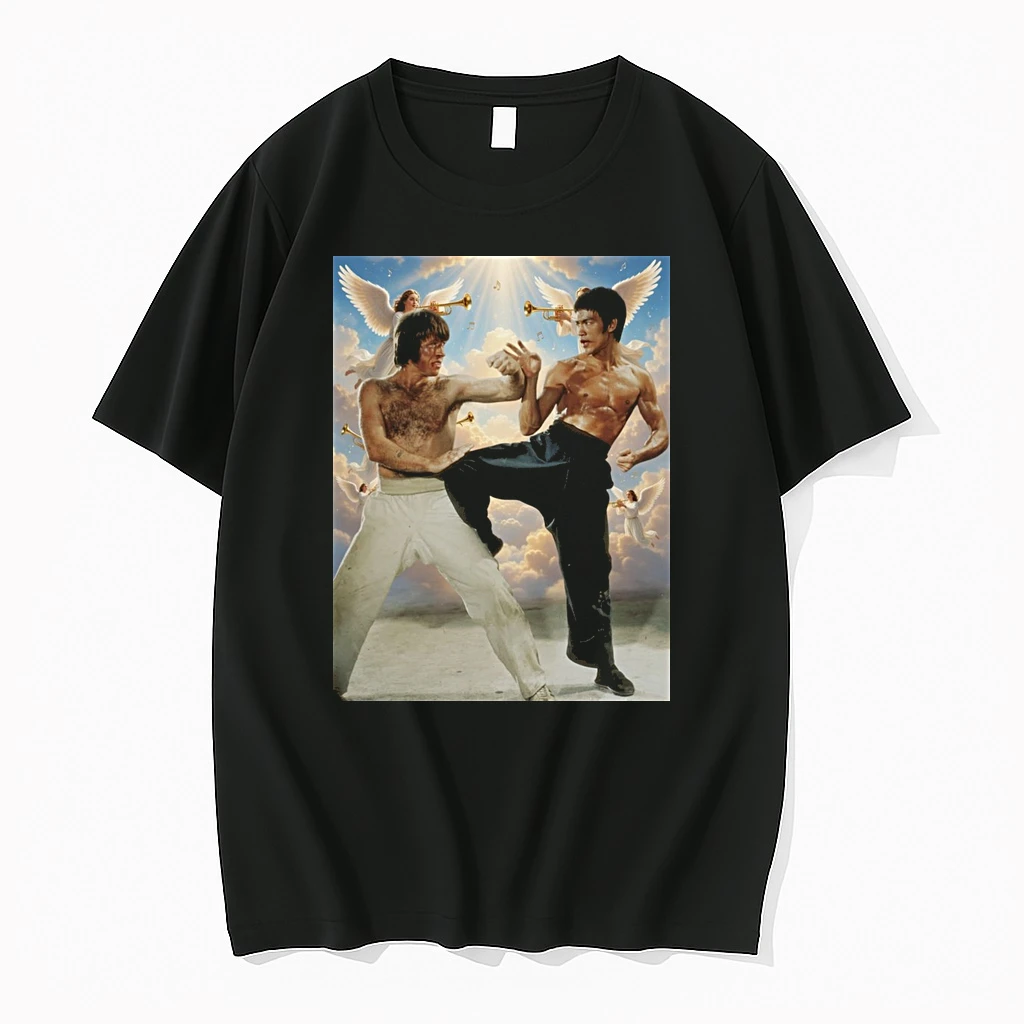 Chuck Norris Gets His Rematch With Bruce Lee In Heaven 1940 2026 Shirts