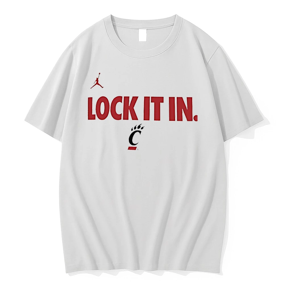 Cincinnati Bearcats Lock It In 2026 On Court Bench Shirts