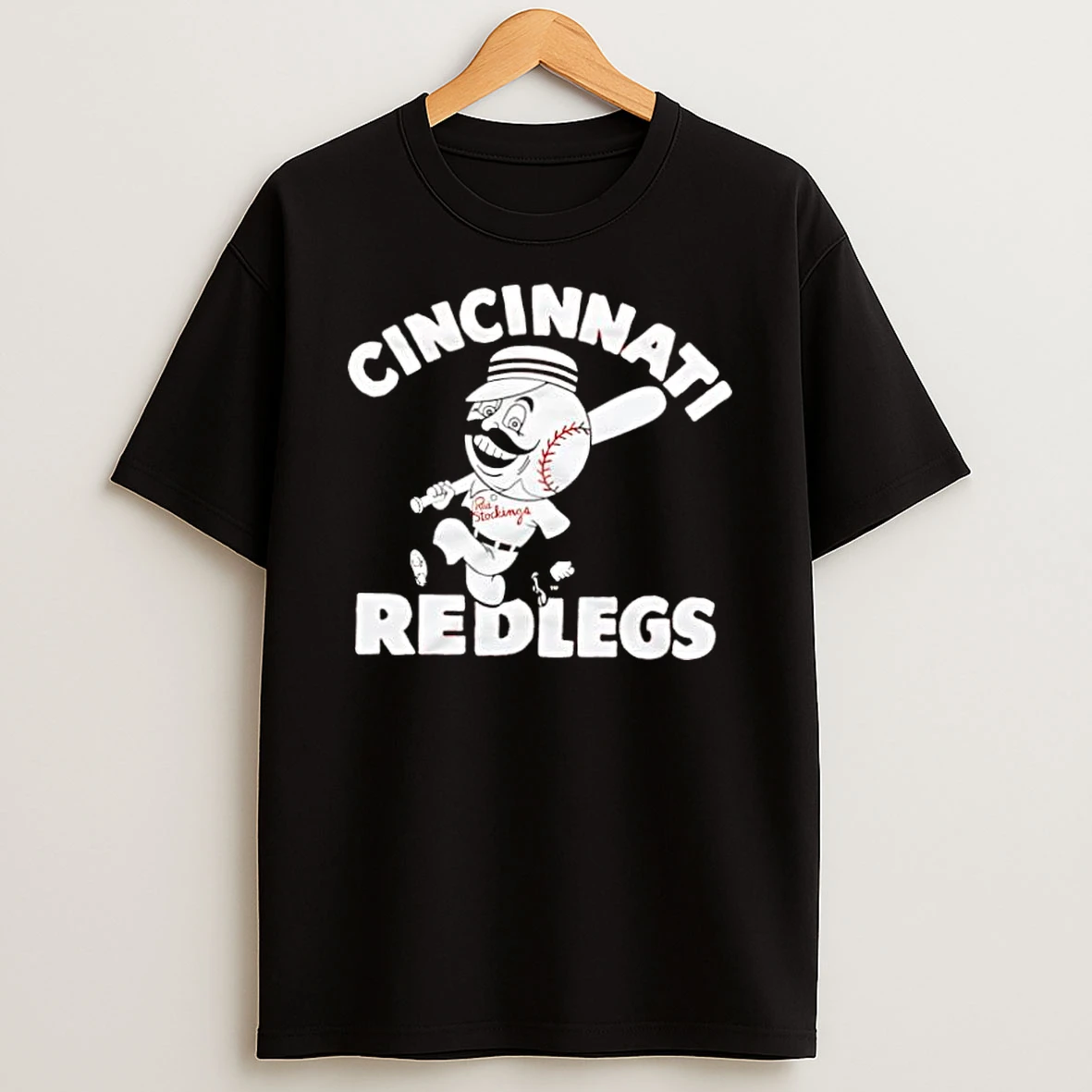 Cincinnati Redlegs Mr Redlegs Baseball Mascot Shirts
