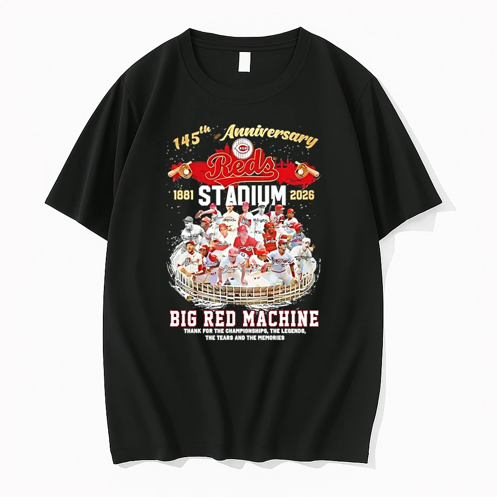 Cincinnati Reds Mlb 145th Anniversary Big Red Machine Thank You For The Championship Shirts