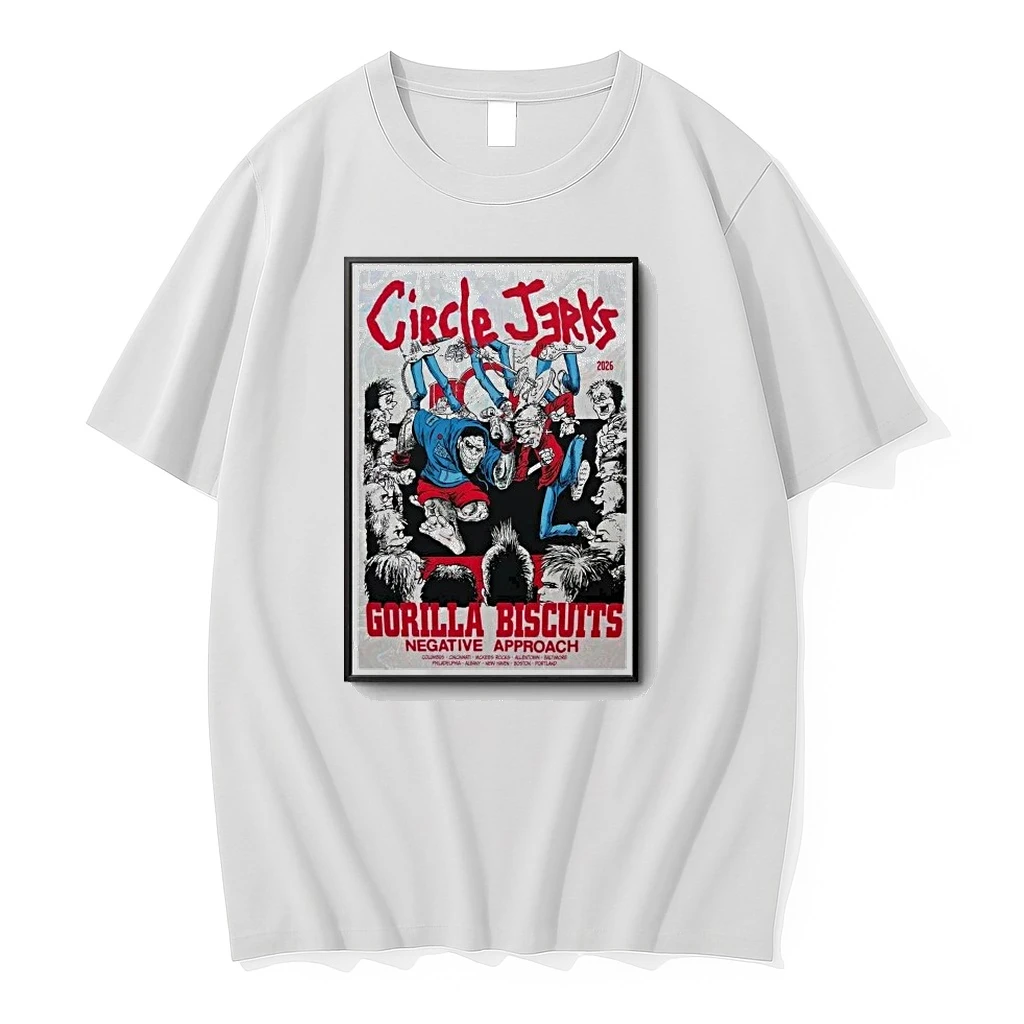 Circle Jerks 2026 Gorilla Biscuits Negative Approach Shirts
