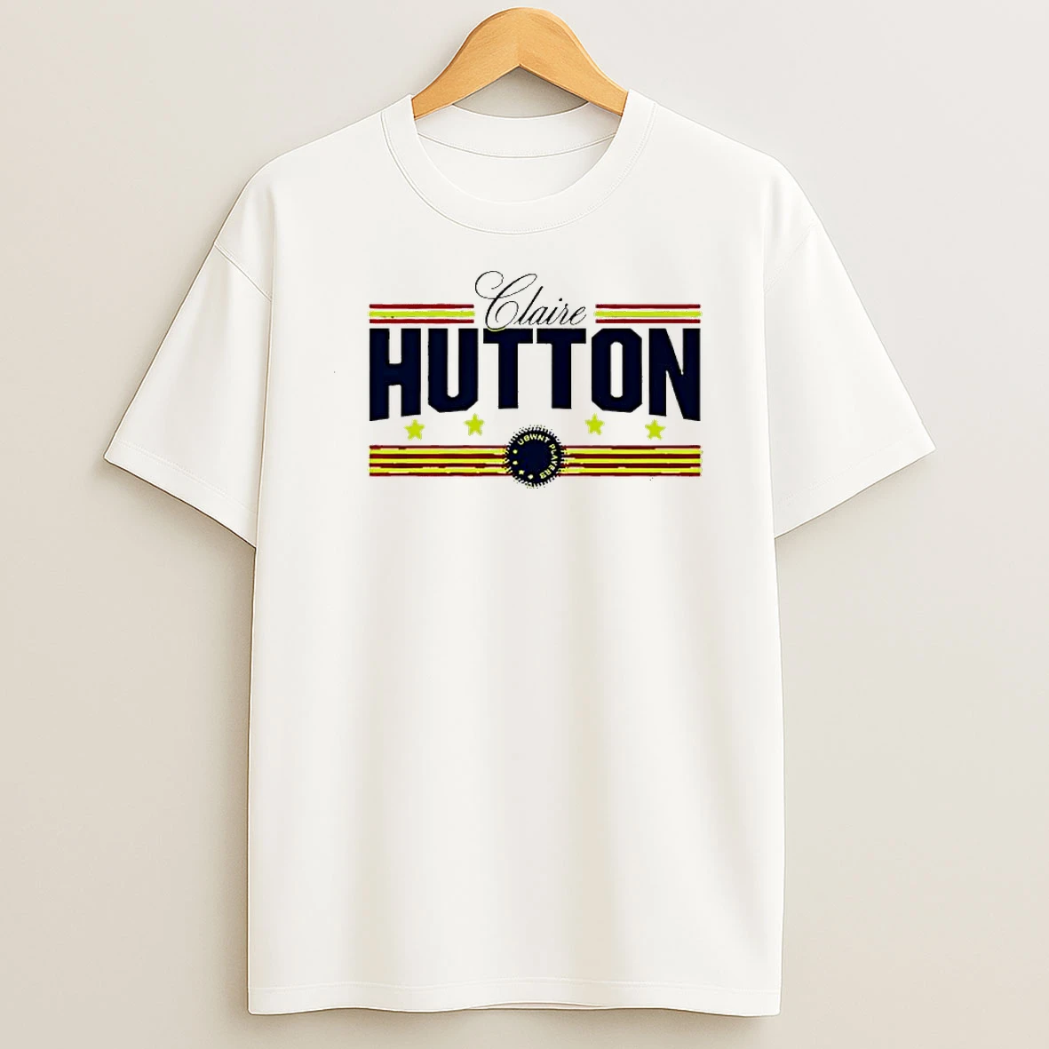 Claire Hutton Uswnt Players Stars And Stripes Graphic Shirts