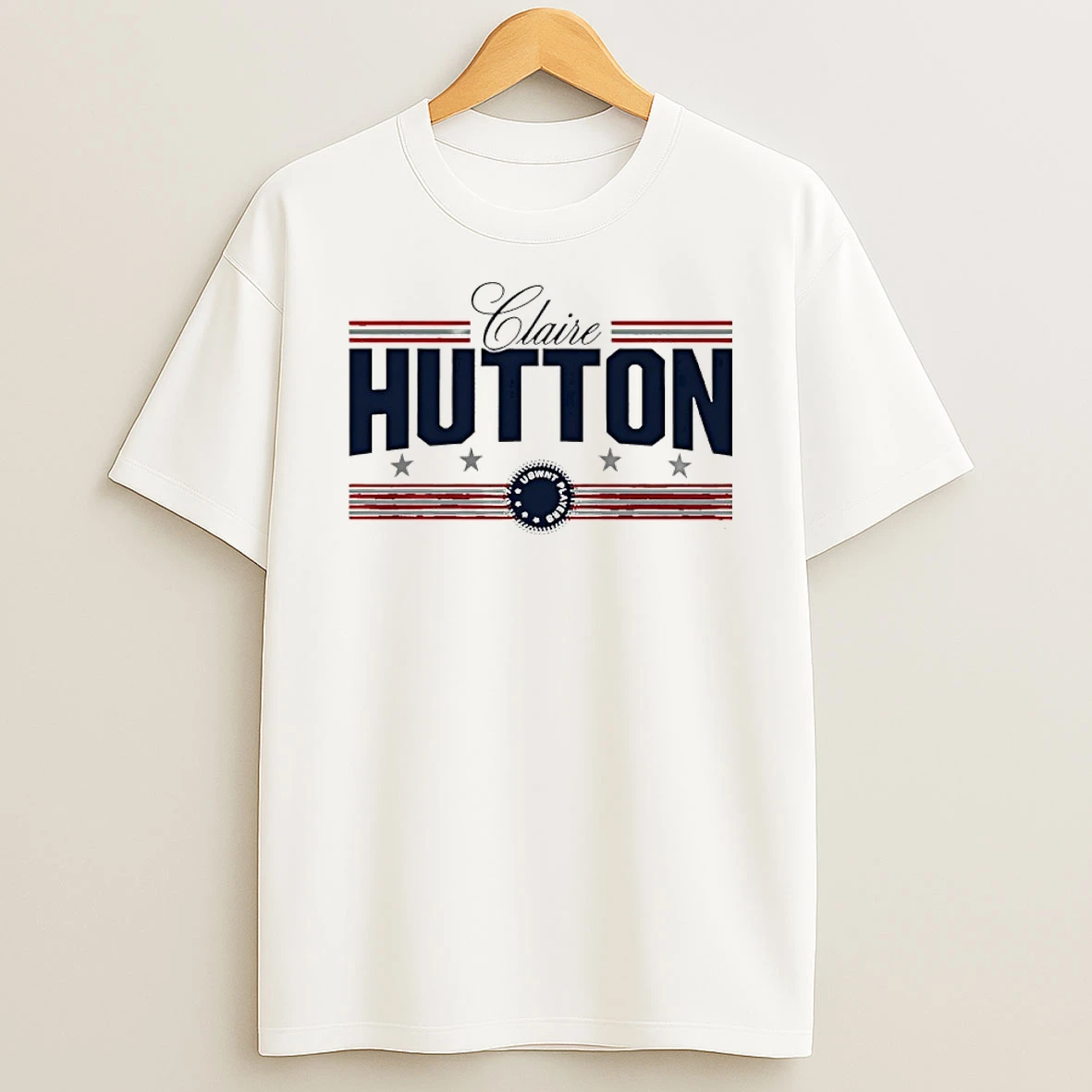 Claire Hutton Uswnt Players Stars And Stripes Shirts