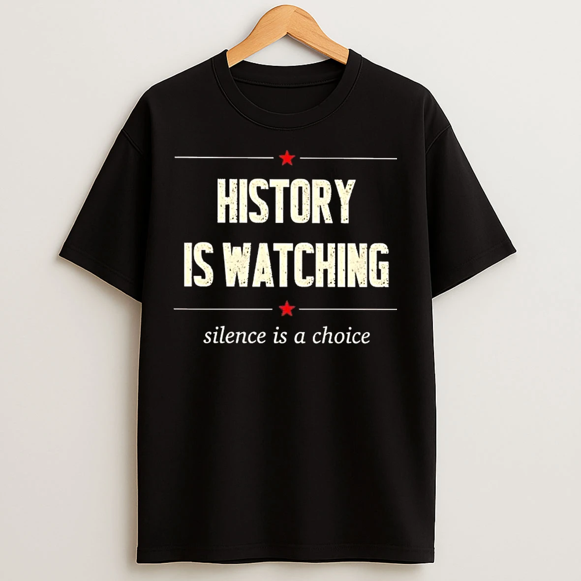 Classic 8xxtvvfa History Is Watching Silence Is A Choice T Shirts
