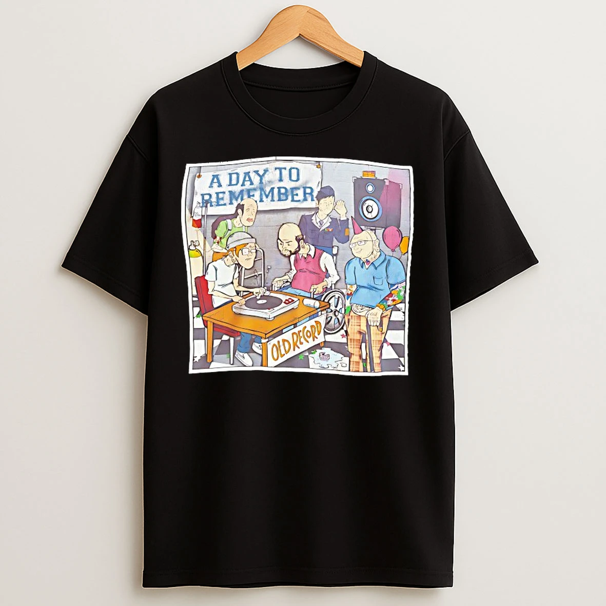 Classic A Day To Remember Old Record T Shirts