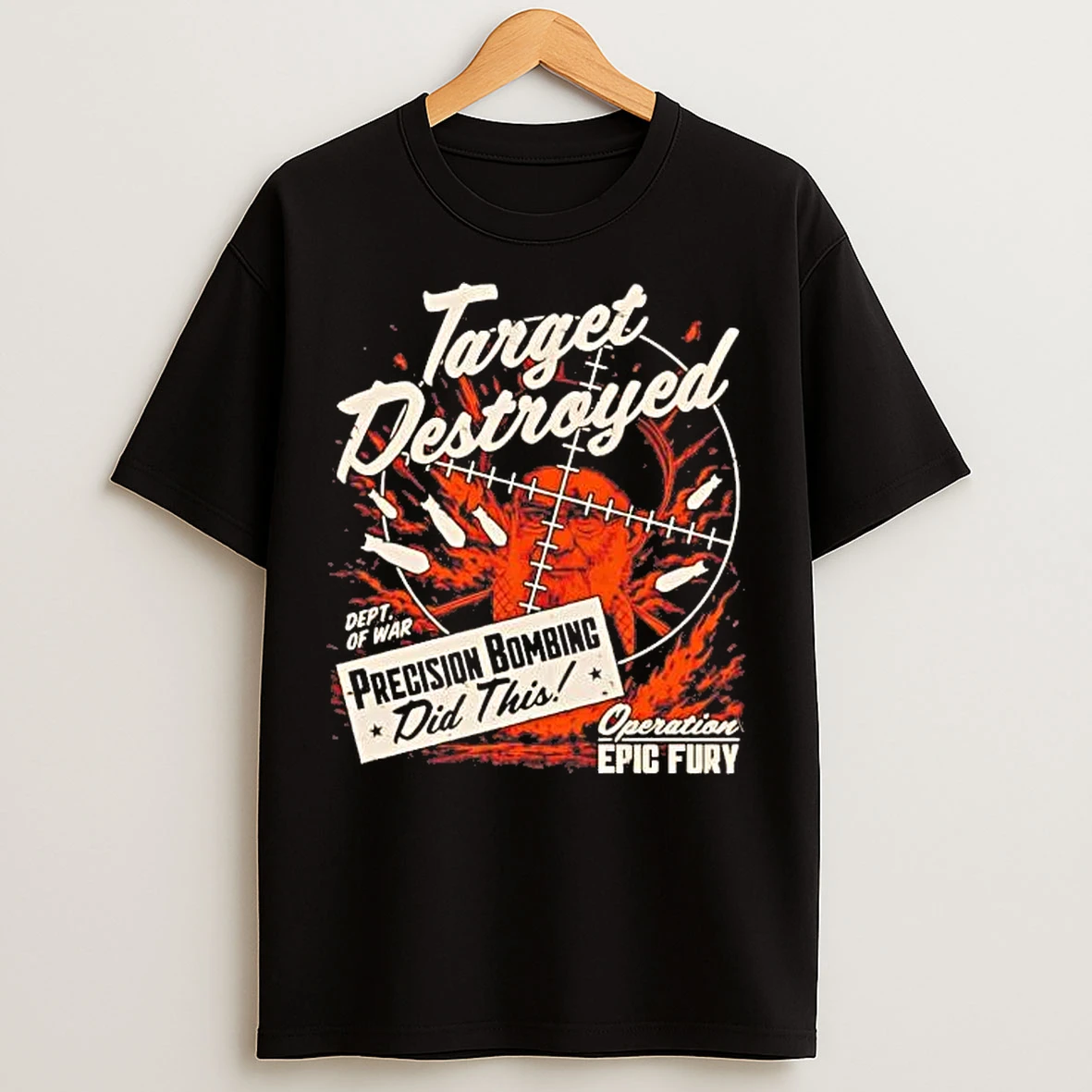 Classic Ali Khamenei Target Destroyed Precision Bombing Did This T Shirts