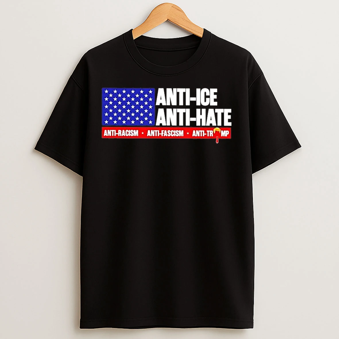 Classic Anti Ice Anti Hate Anti Trump T Shirts