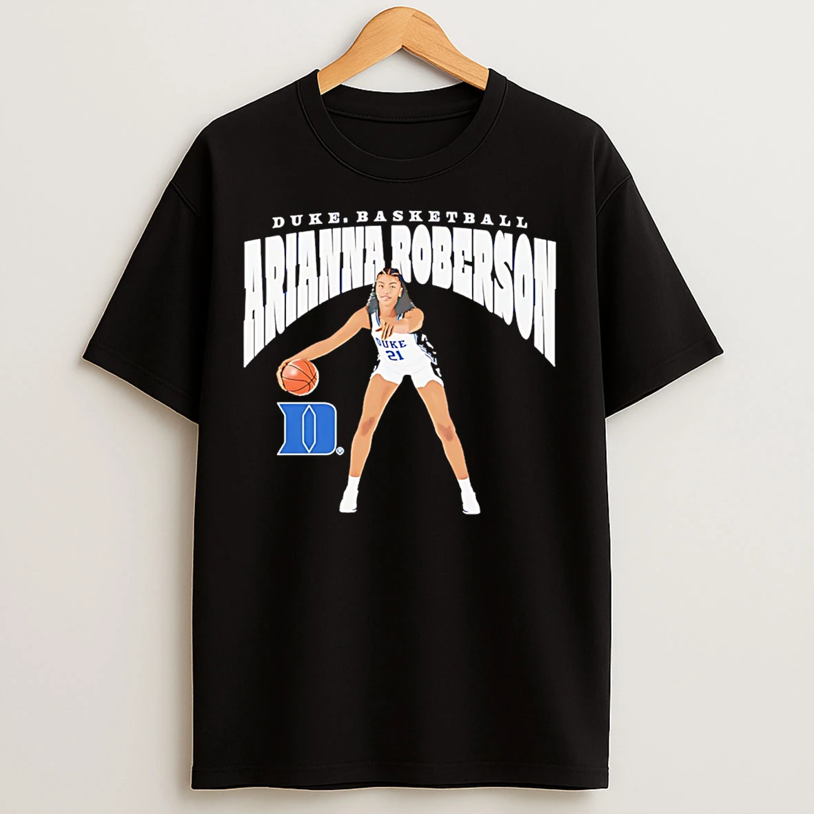 Classic Arianna Roberson Duke Blue Devils Illustrated 26 T Shirts