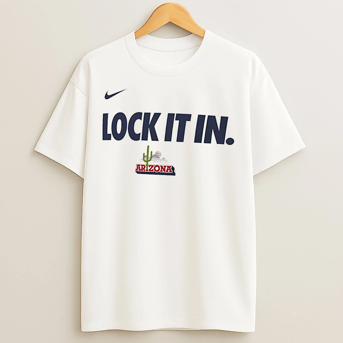Classic Arizona Wildcats Lock It In Nike Logo T Shirts