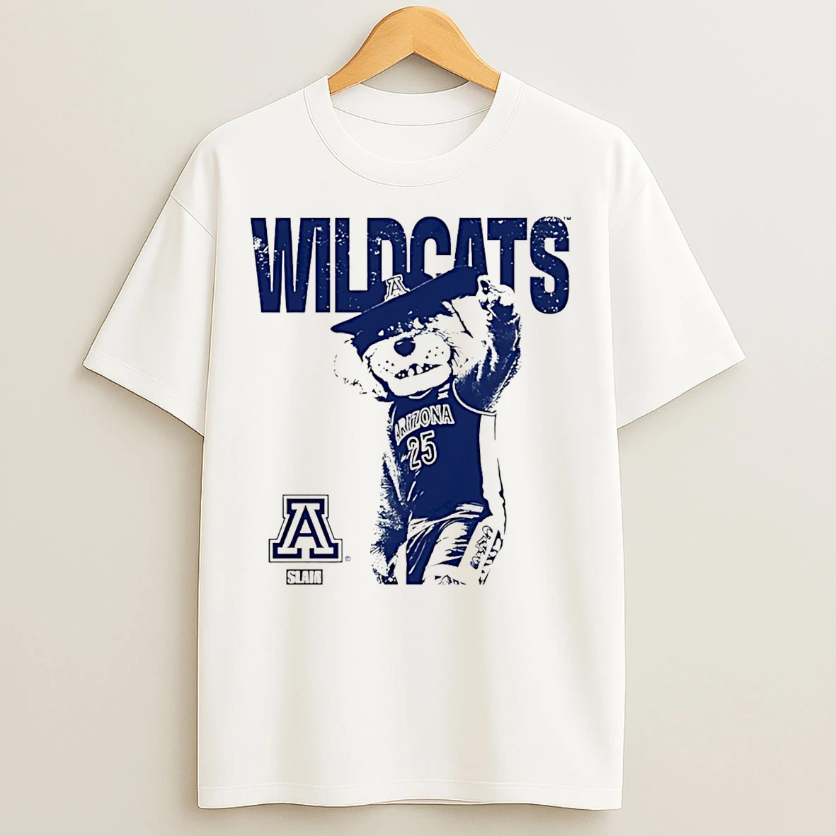 Classic Arizona Wildcats Mascot Mode Slam Graphic T Shirts