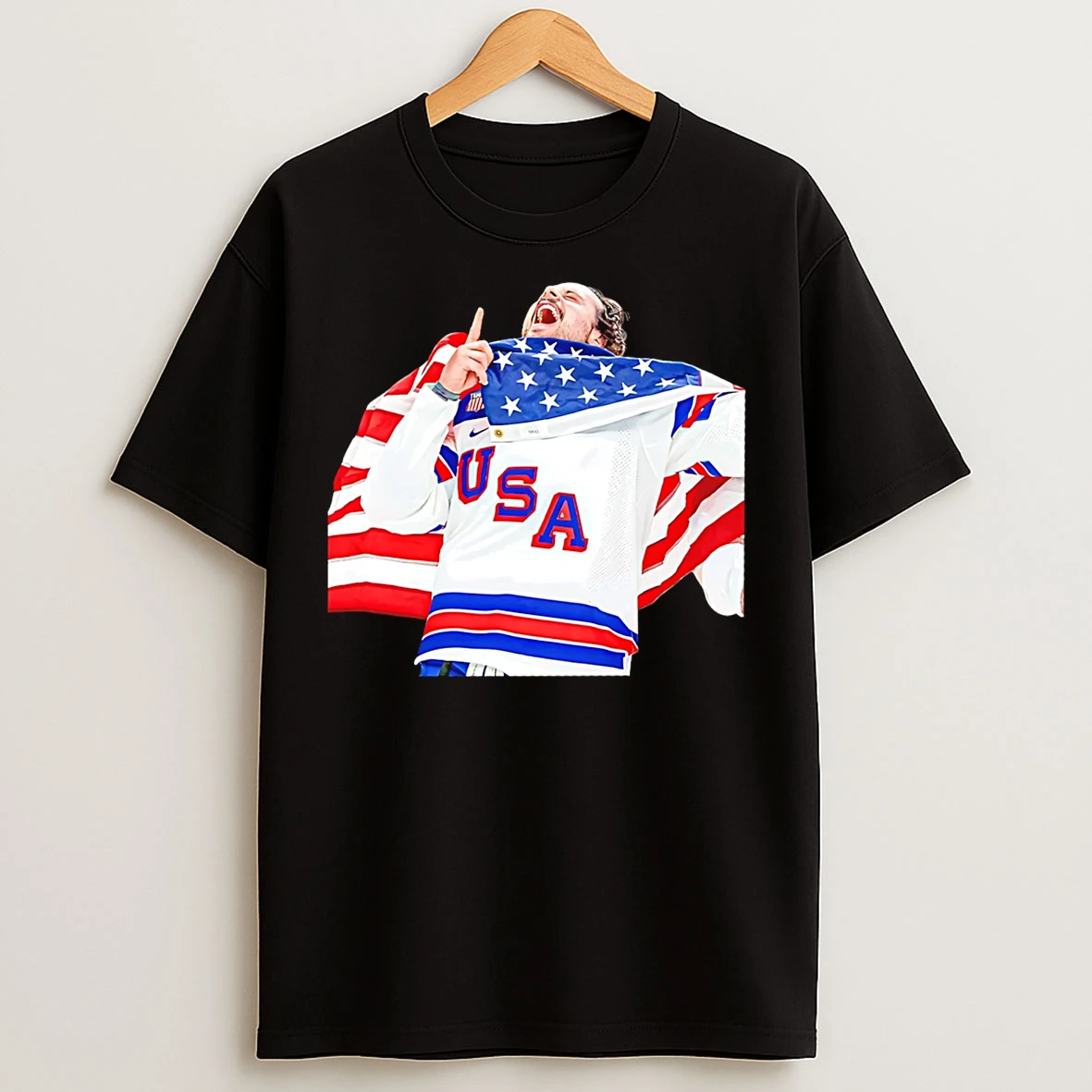 Classic Auston Matthews Usa Olympic Champions 2026 Vintage T Shirts