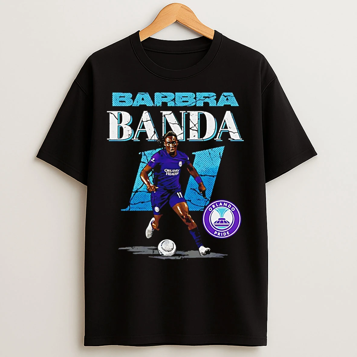 Classic Barbra Banda Orlando Pride Cracked Number T Shirts
