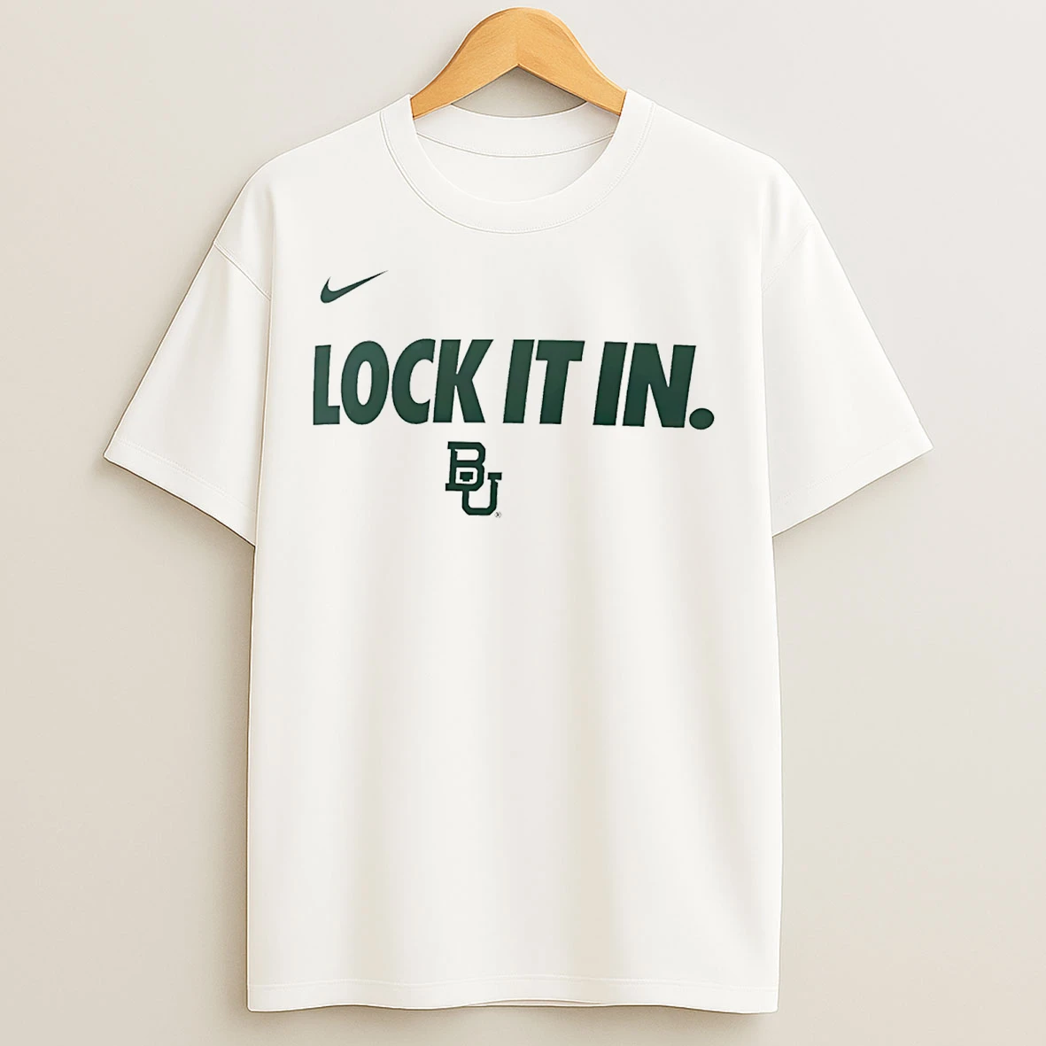Classic Baylor Bears Lock It In Logo T Shirts