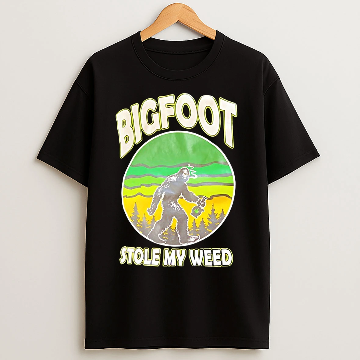 Classic Bigfoot Stole My Weed T Shirts