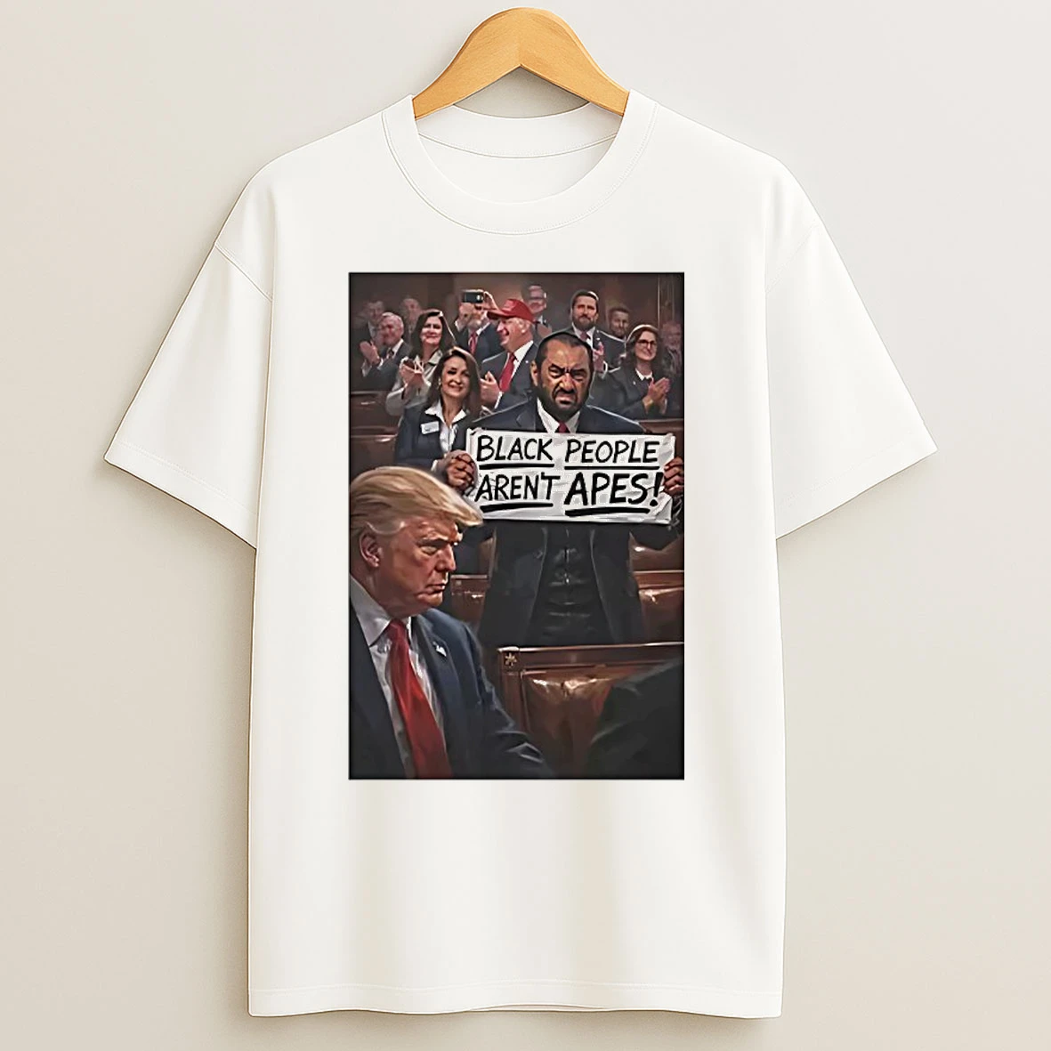 Classic Black People Arent Apes Anti Trump T Shirts
