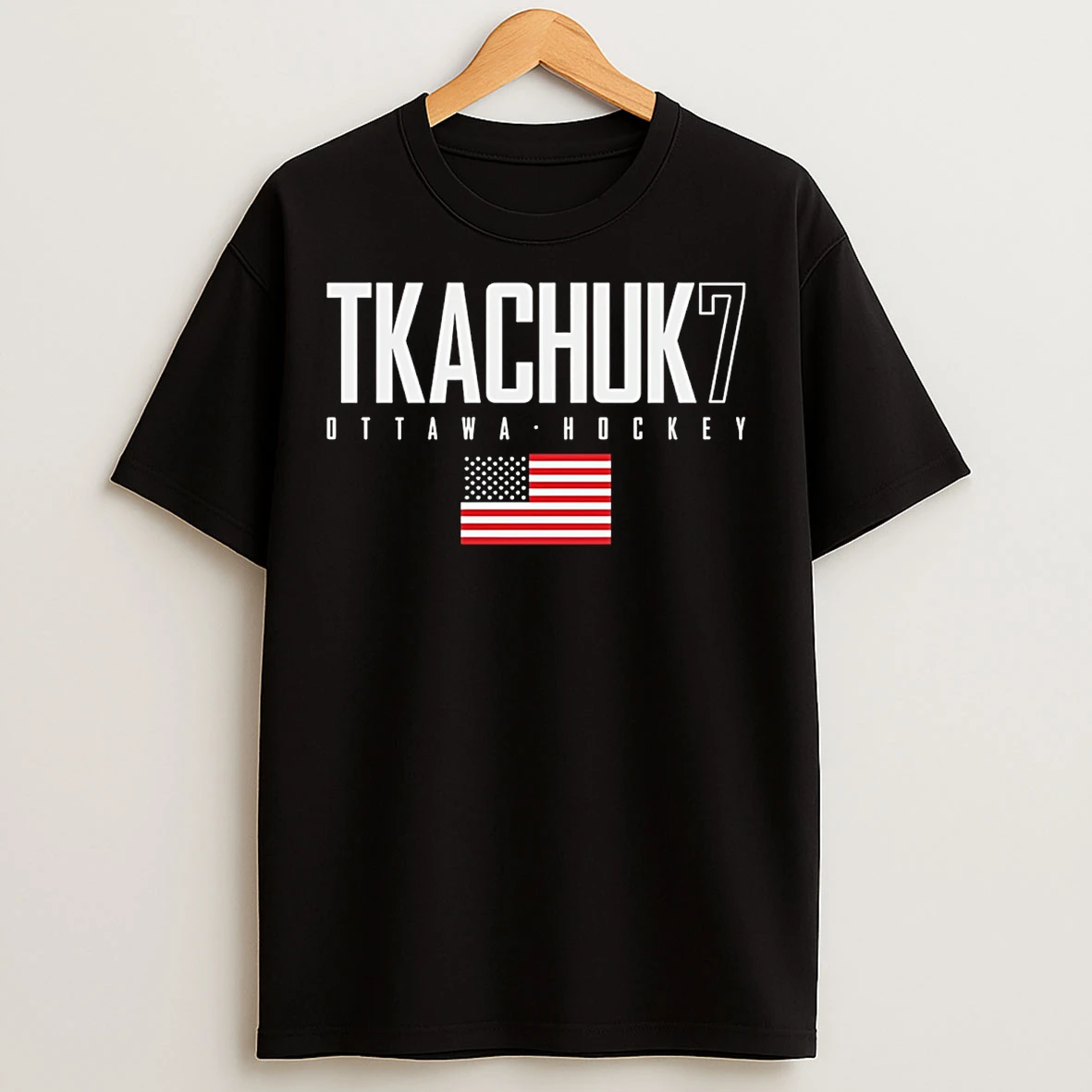 Classic Brady Tkachuk Ottawa Hockey Usa Elite Number And Name T Shirts