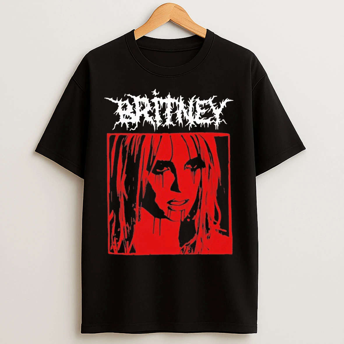 Classic Britney Black Metal T Shirts