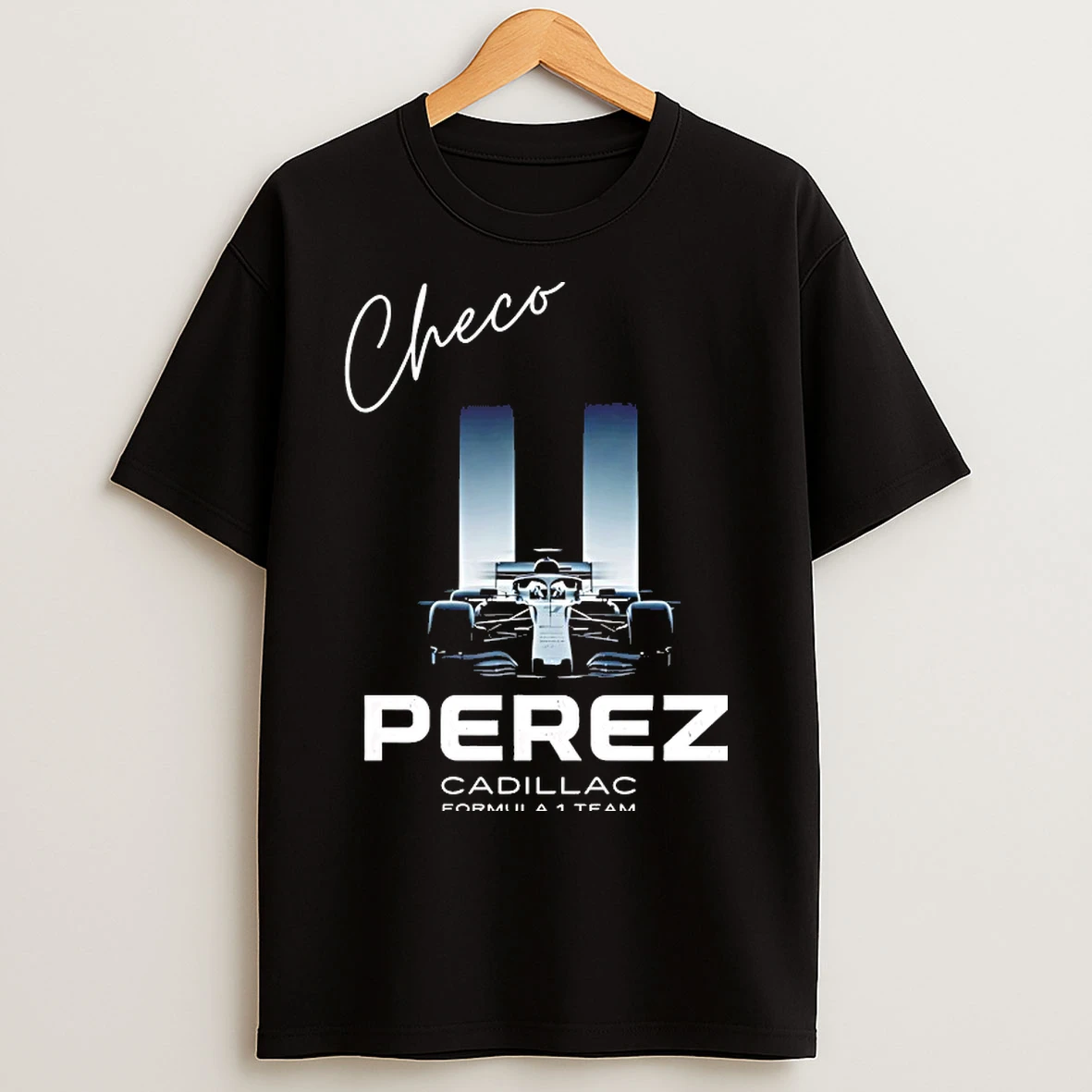 Classic Checo Perez Cadillac F1 T Shirts