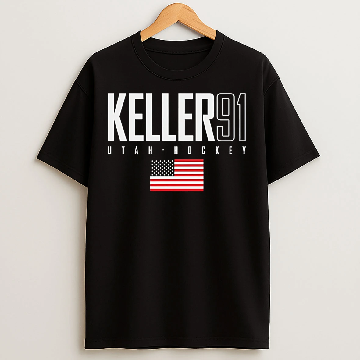 Classic Clayton Keller Utah Hockey Usa Elite Number And Name T Shirts