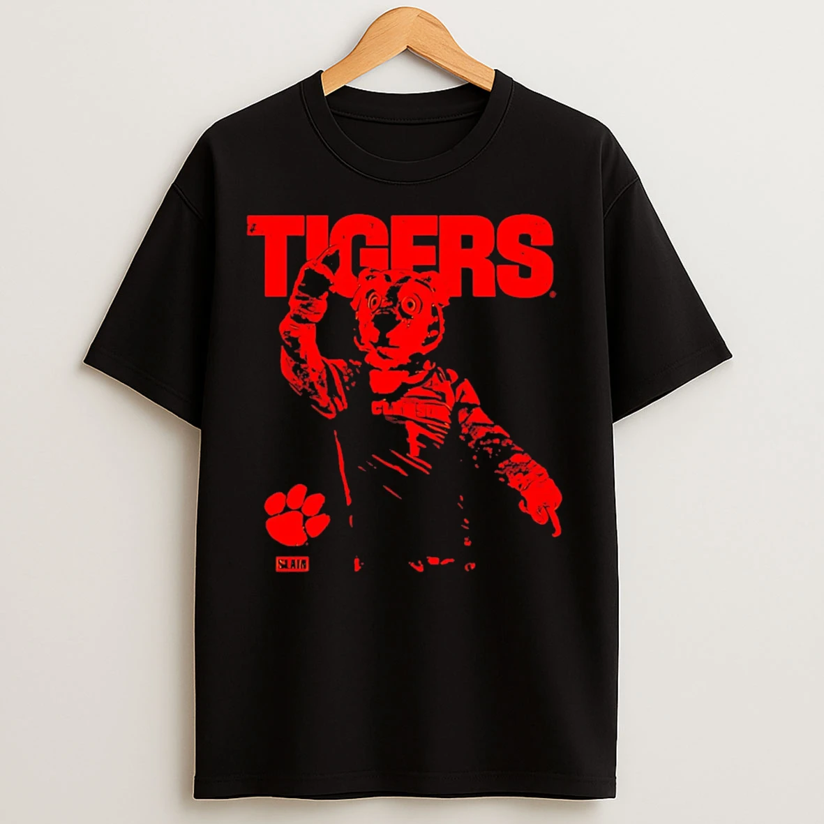 Classic Clemson Tigers Mascot Mode Slam Graphic T Shirts