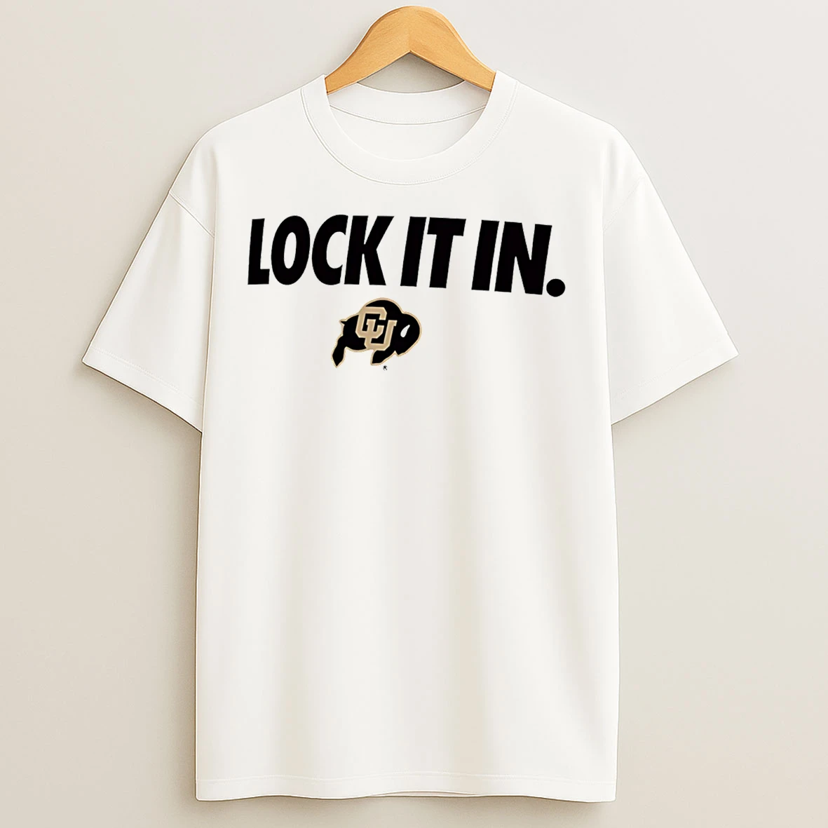 Classic Colorado Buffaloes Lock It In Logo T Shirts