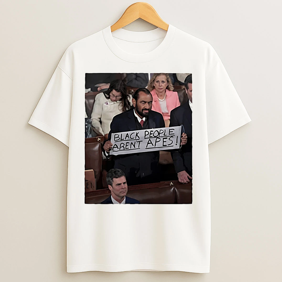 Classic Congressman Al Green State Of The Union Sign Black People Arent Apes Sticker T Shirts