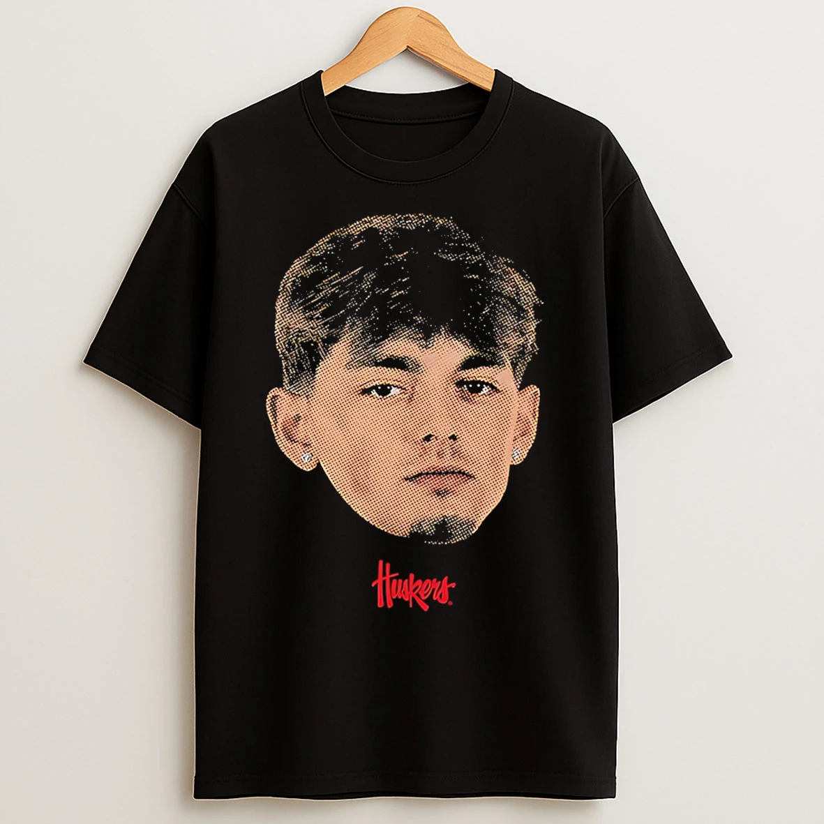Classic Connor Essegian Nebraska Cornhuskers Big Head T Shirts