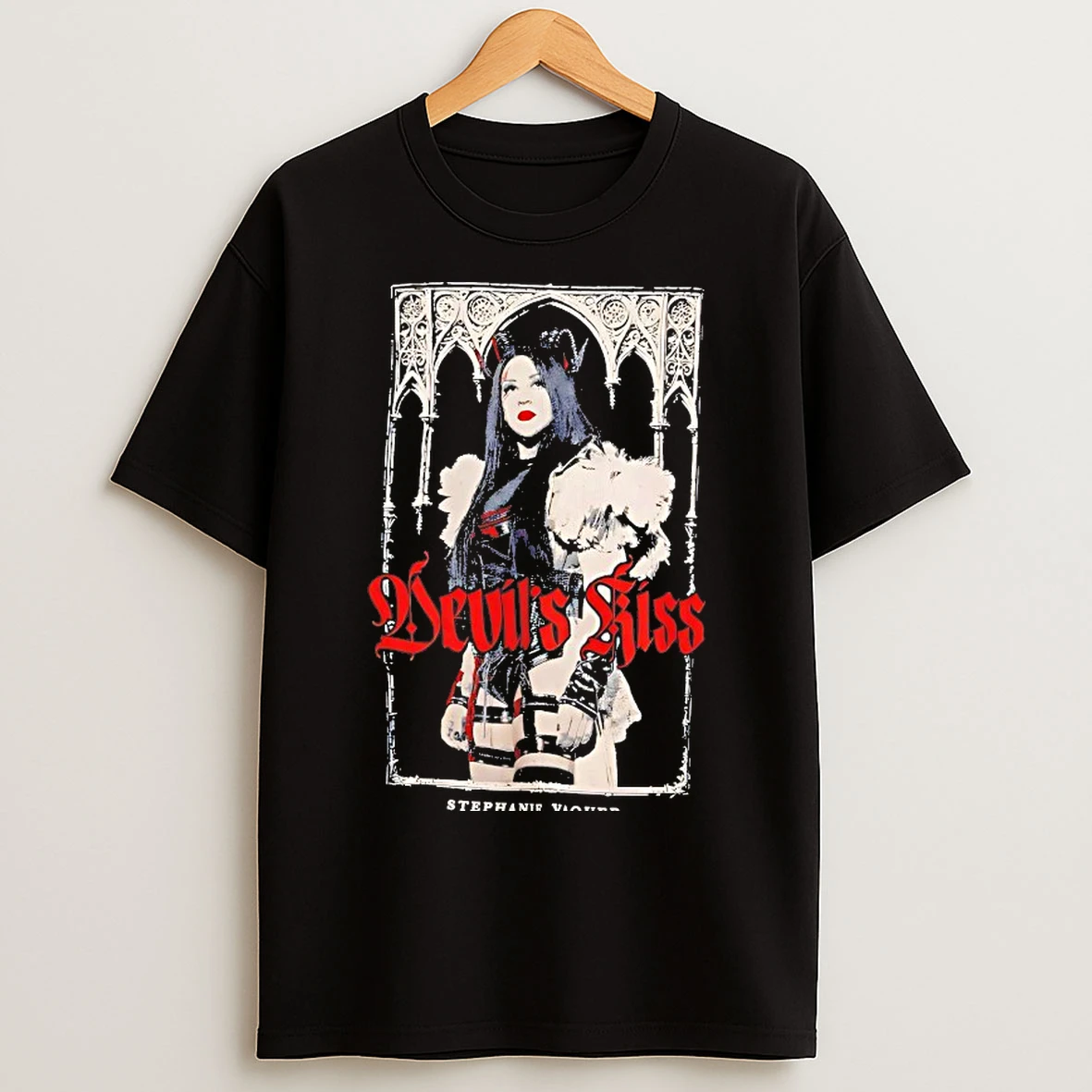 Classic Devils Kiss Stephanie Vaquer T Shirts