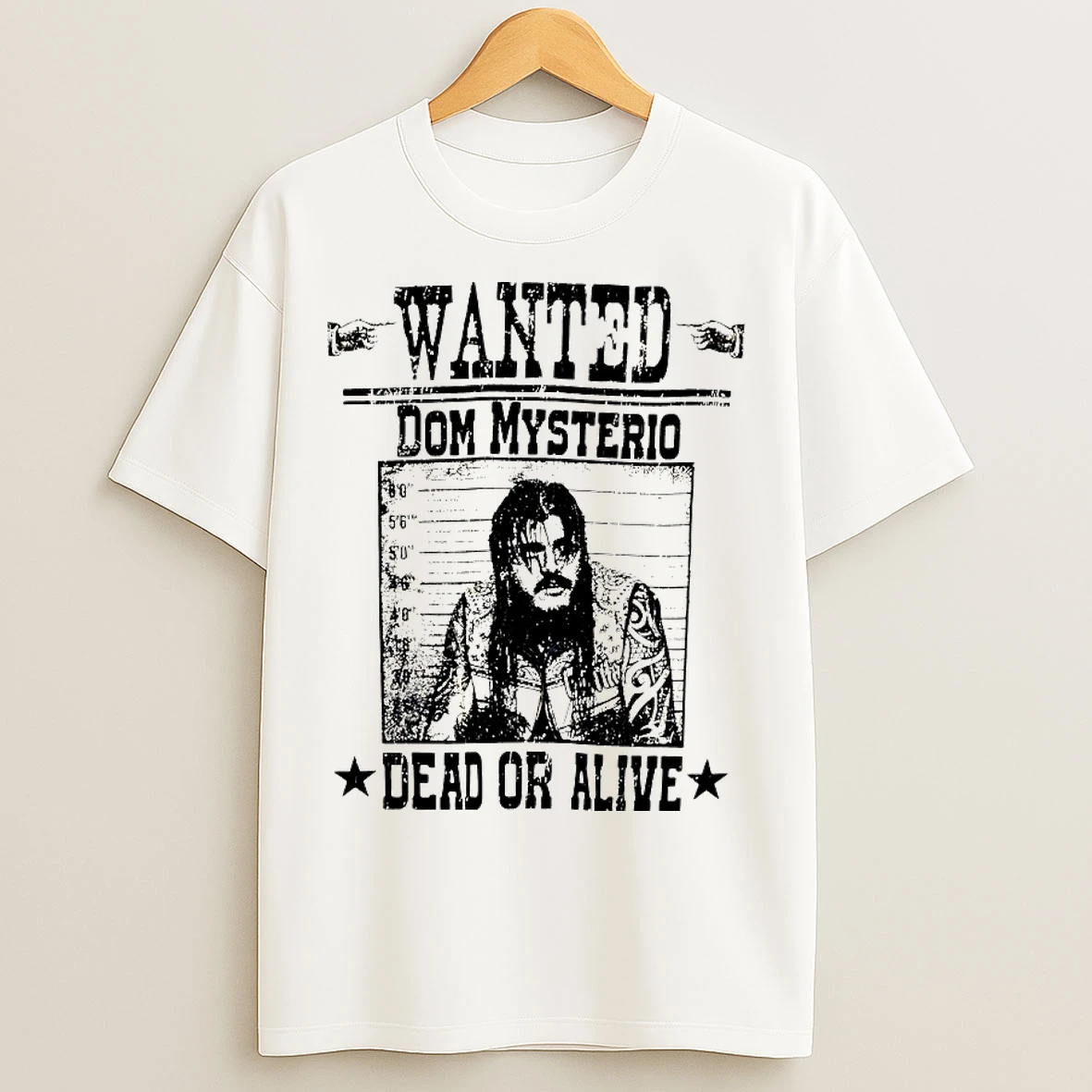 Classic Dominik Mysterio Wanted Deaf Or Alive T Shirts