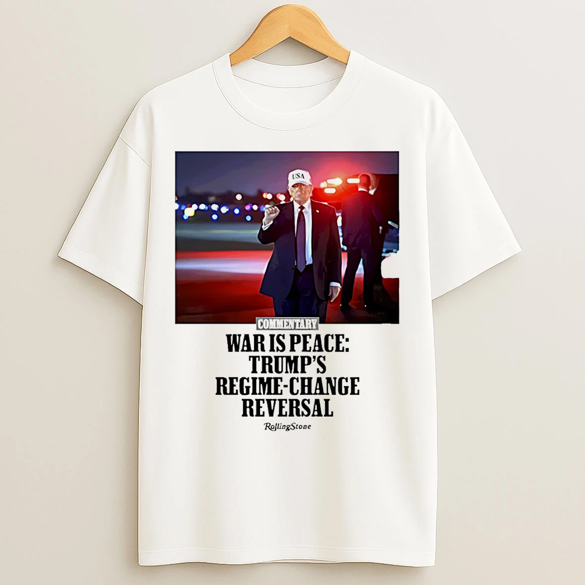 Classic Donald Trump War Is Peace Trumps Regime Change Reversal T Shirts
