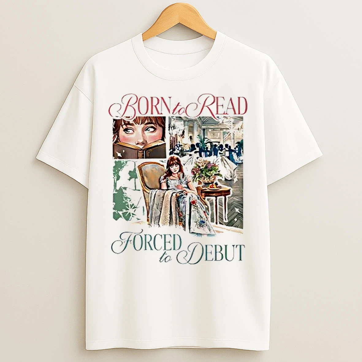 Classic Eloise Bridgerton Born To Read Forced To Debut T Shirts