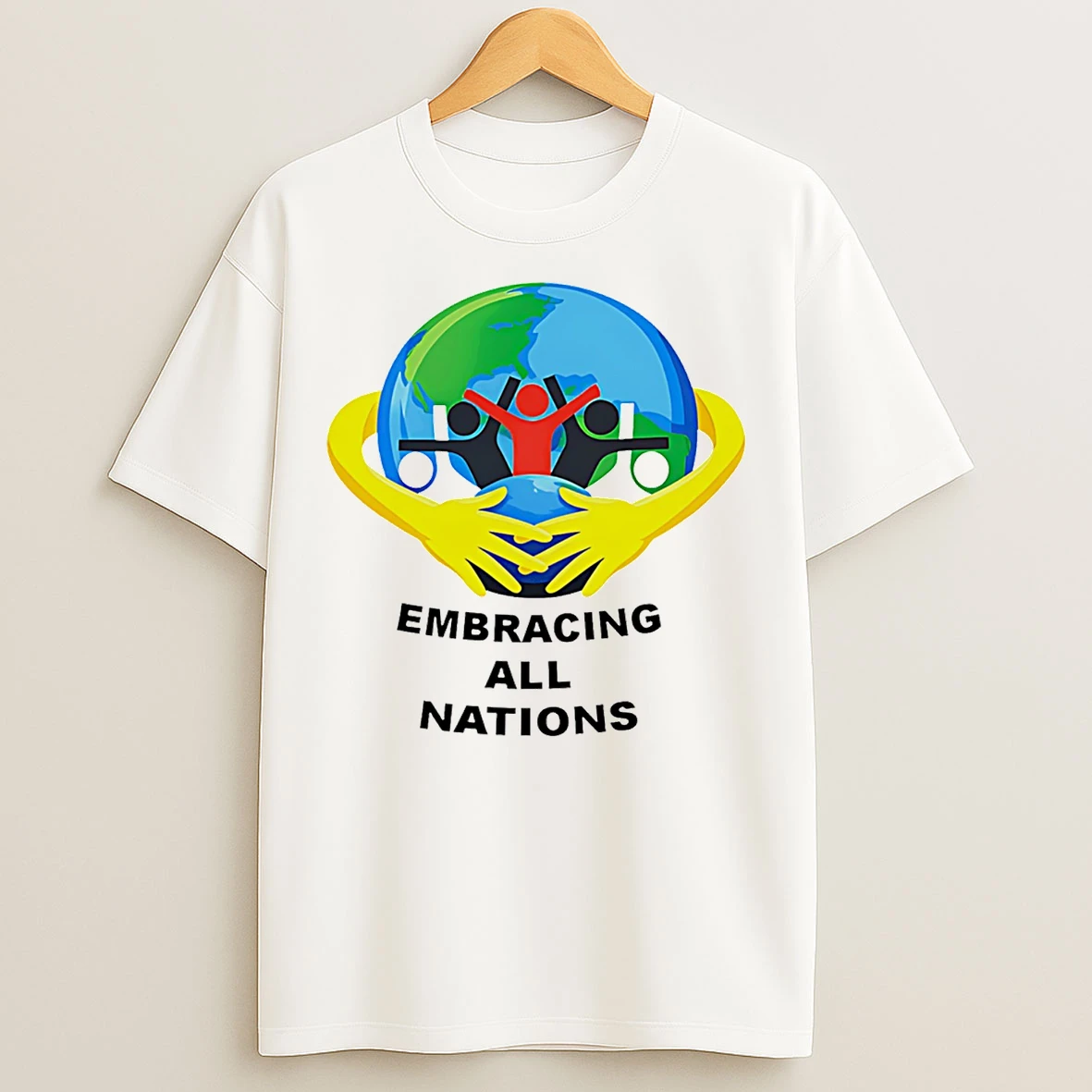 Classic Embracing All Nations T Shirts