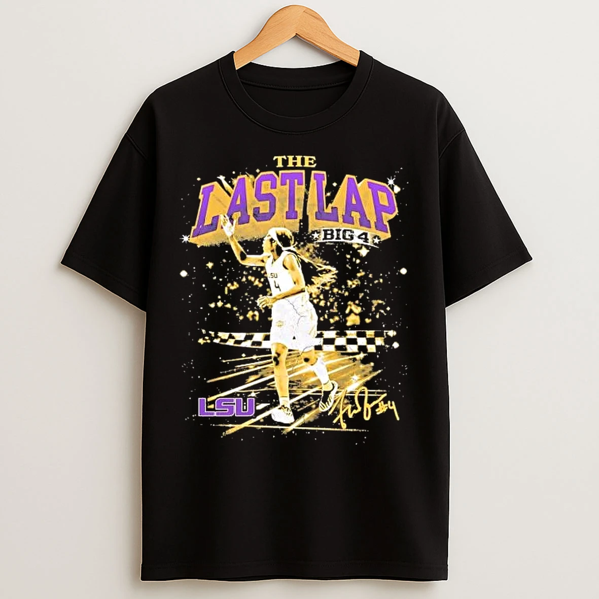 Classic Flaujae Johnson The Last Lap Big 4 Signature Tee T Shirts