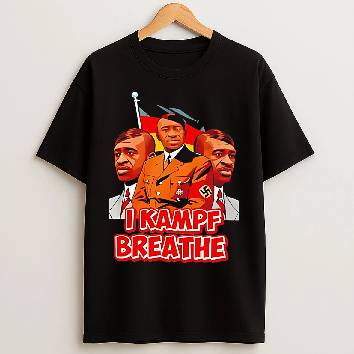 Classic George Floyd Hitler I Kampf Breathe Funny T Shirts