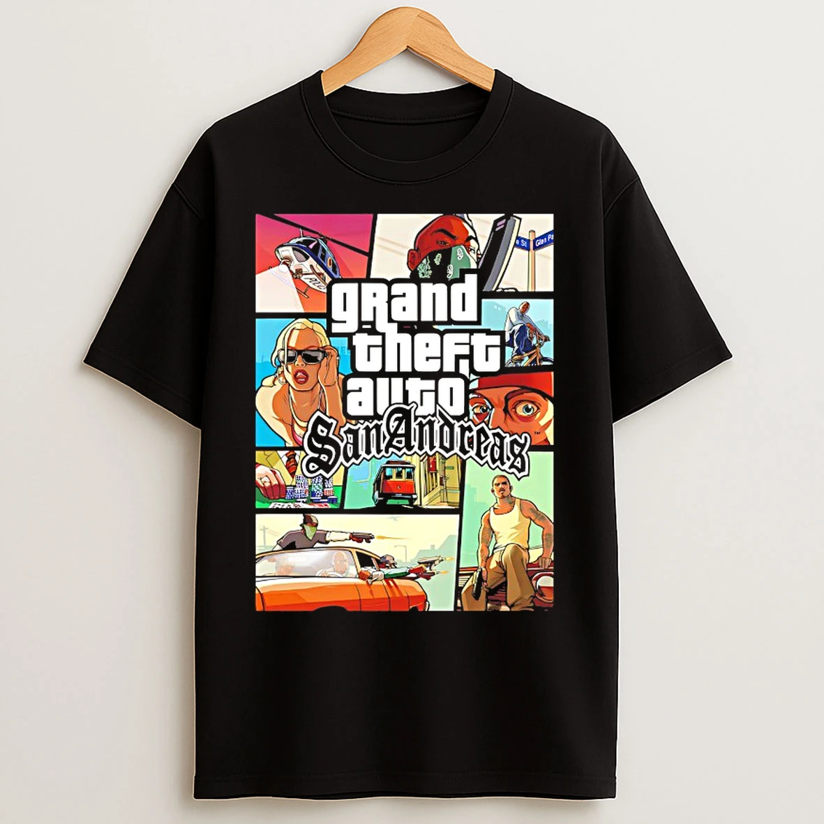 Classic Grand Theft Auto San Andreas T Shirts