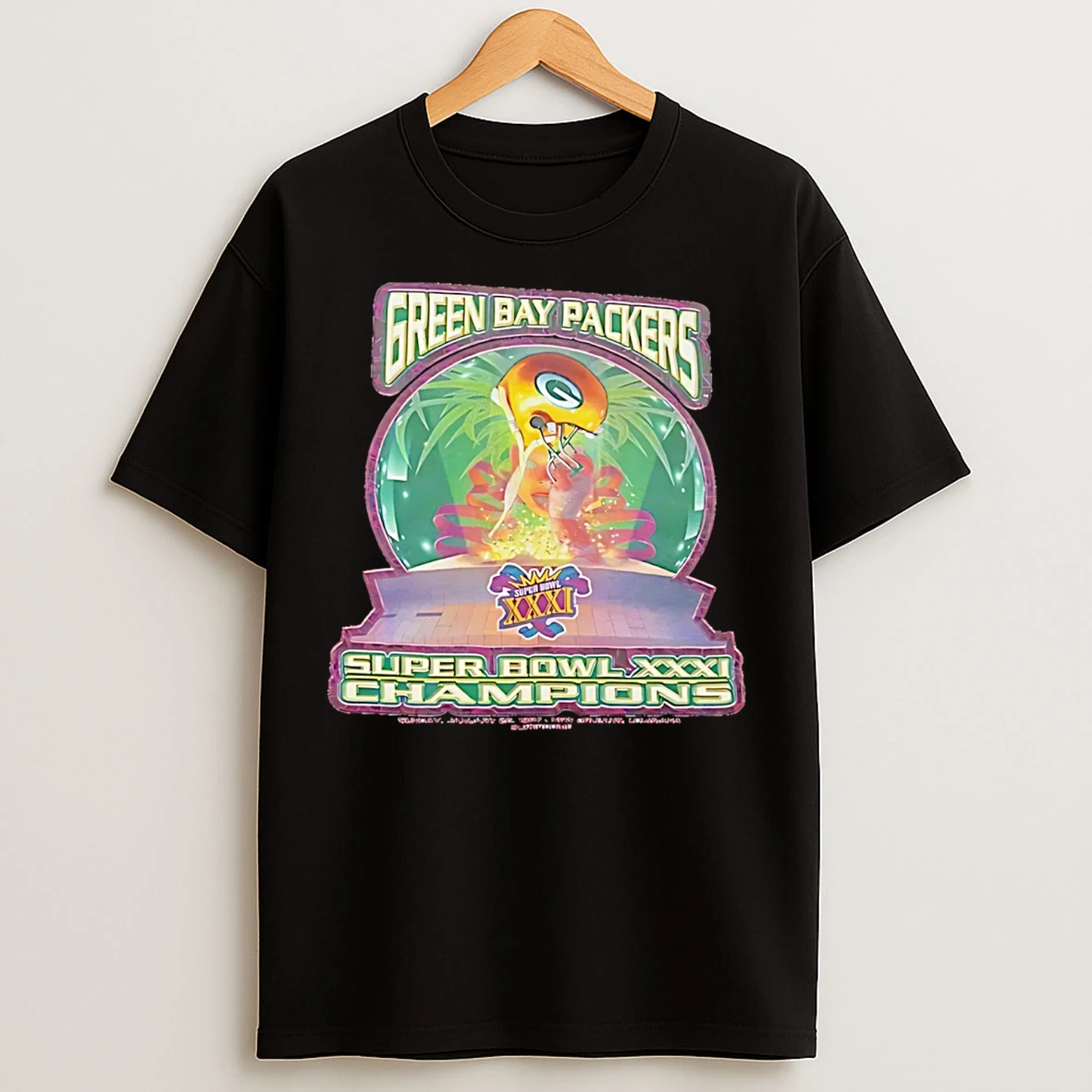 Classic Green Bay Packers Super Bowl Xxxi Champions T Shirts