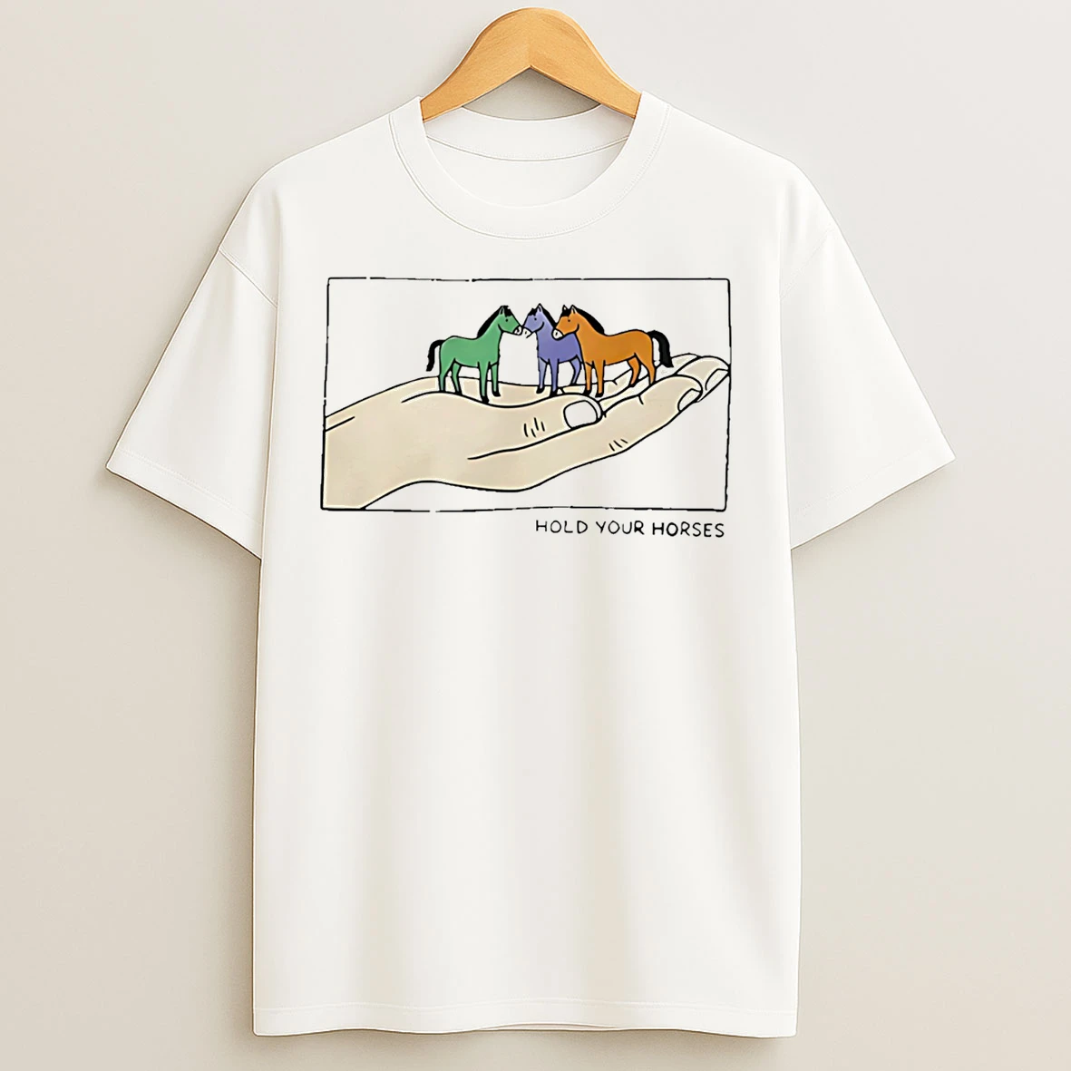 Classic Hold Your Horses Paint T Shirts